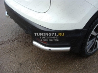 Защита задняя (уголки) 60,3 мм Nissan Qashqai 2014